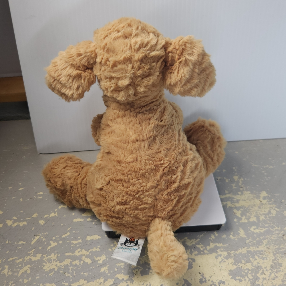 Jellycat Fluffy Tan Dog Plush - Picture 5 of 12